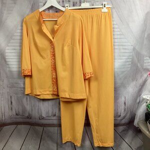 Vintage Gossard Artemis 2 piece Sleep Set Pajamas M